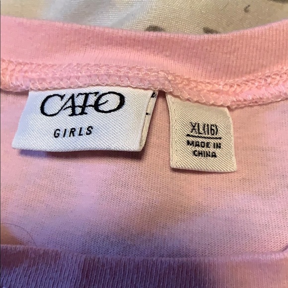 🛍SALE Girls Cato t-shirt size xl (16) - Picture 3 of 4